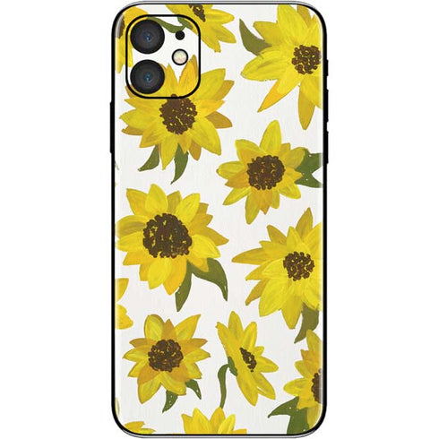 Cat Coq Sunflower Acrylic iPhone 11 Skin